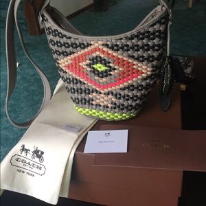 Limited Edition Coach Dreamweaver Leather Mini Duffle Bag